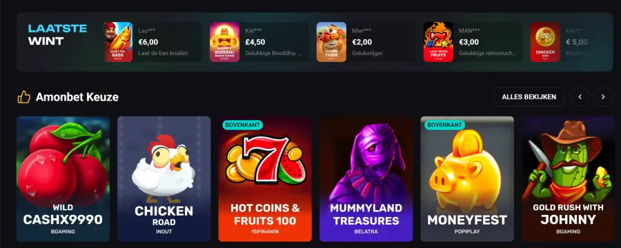 Amon bet live casino